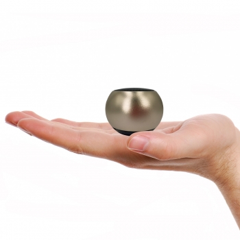 Mini Enceinte en Aluminium Or - Puissance 3W