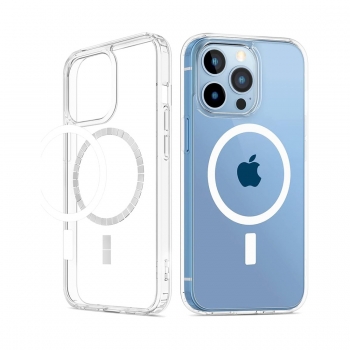 Coque APPLE iPhone 13 Pro Silicone bleu nuit MagSafe