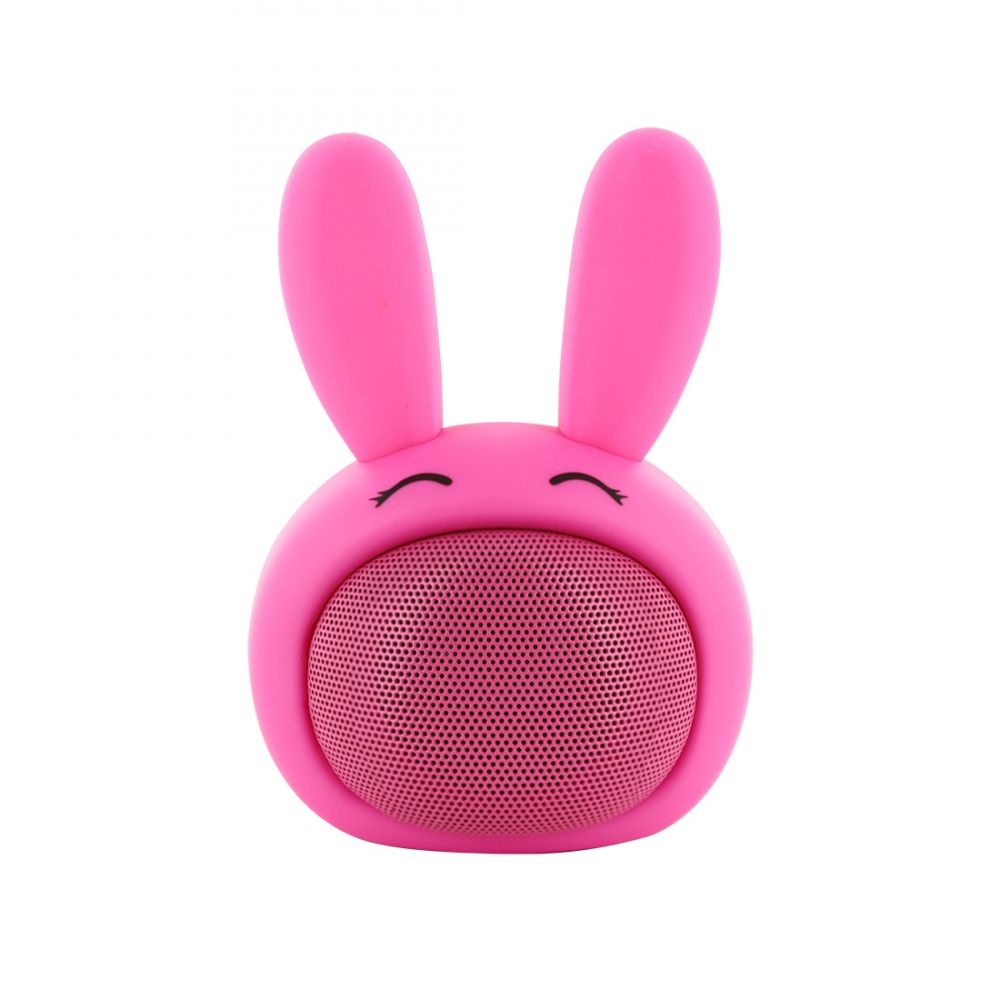 Enceinte Bluetooth Rabbit avec Oreilles Lumineuses - Rose