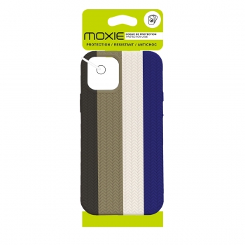 Coque TPU motif chevron iphone 14 -Multicouleur