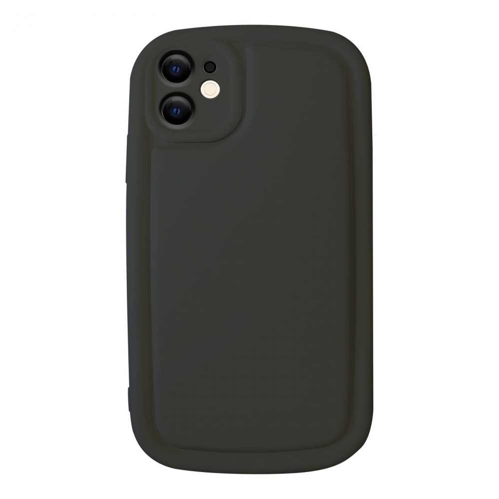 Coque en TPU effet matelassé pour iphone 12 - gris foncé