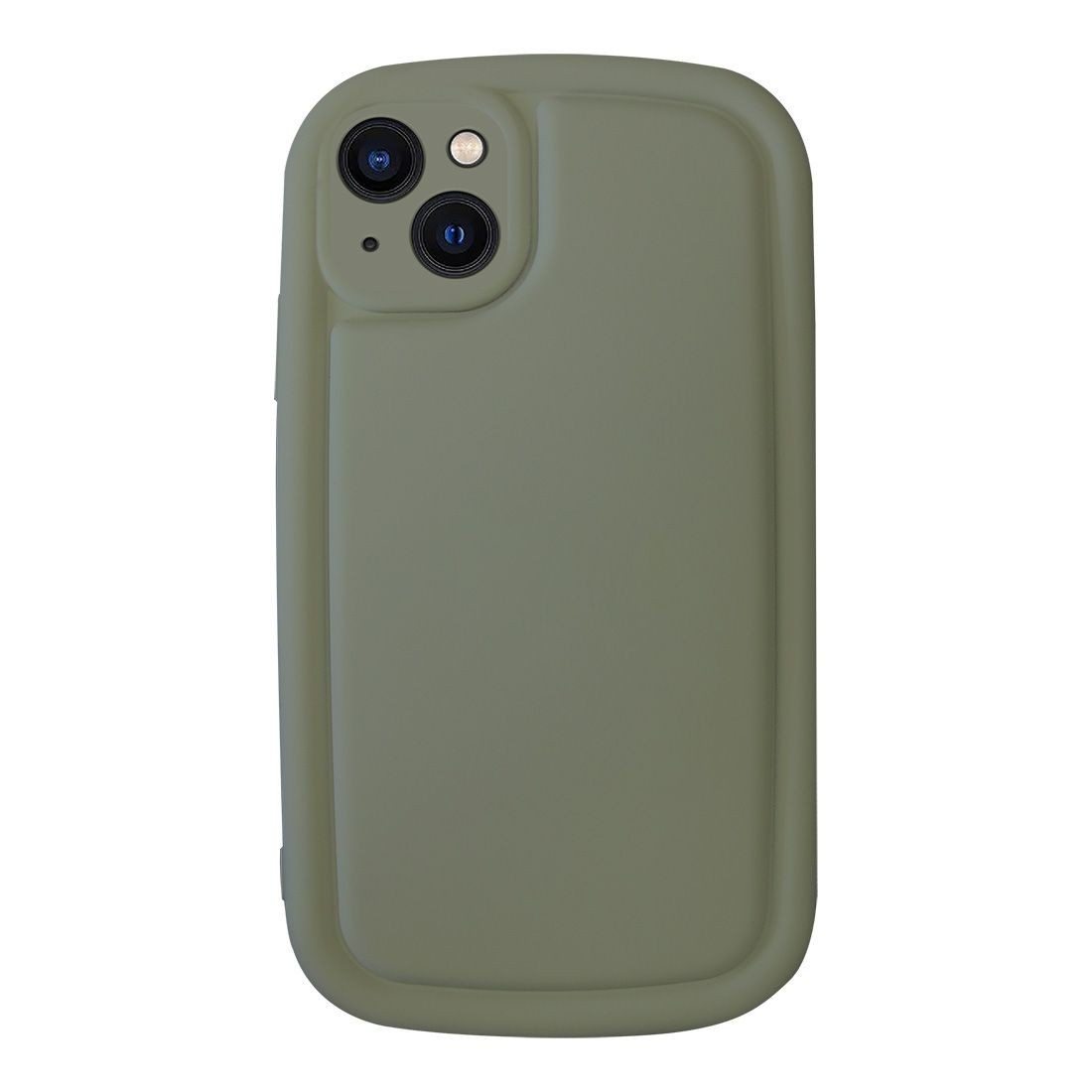 Coque en TPU effet matelassé pour iphone 13 - Kaki