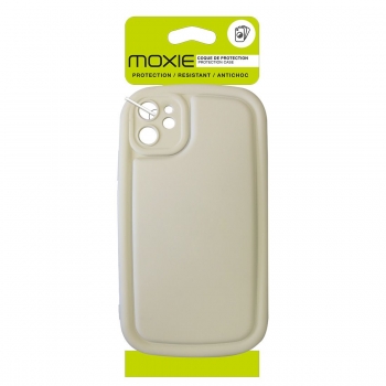 Coque en TPU effet matelassé iphone 12 pro - blanc creme