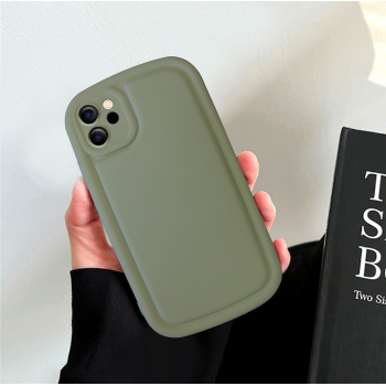 Coque en TPU effet matelassé pour iphone 11 - kaki