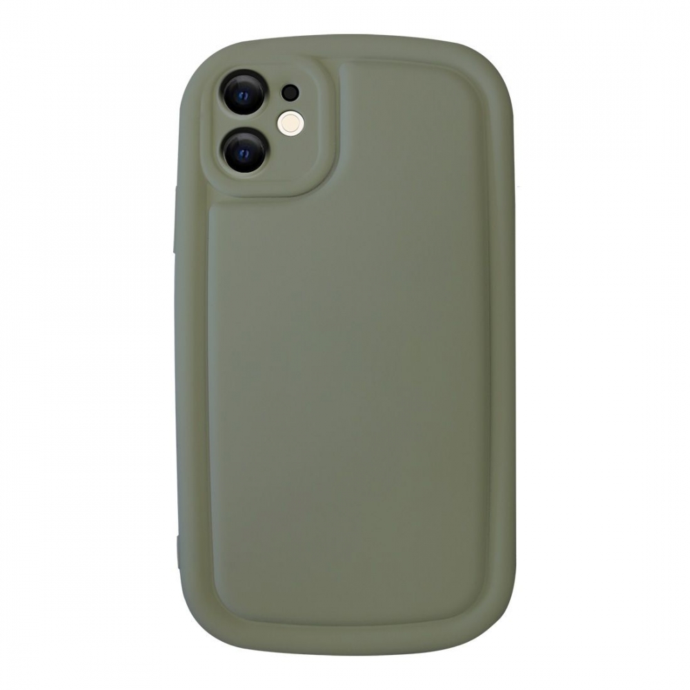 Coque en TPU effet matelassé pour iphone 11 - kaki