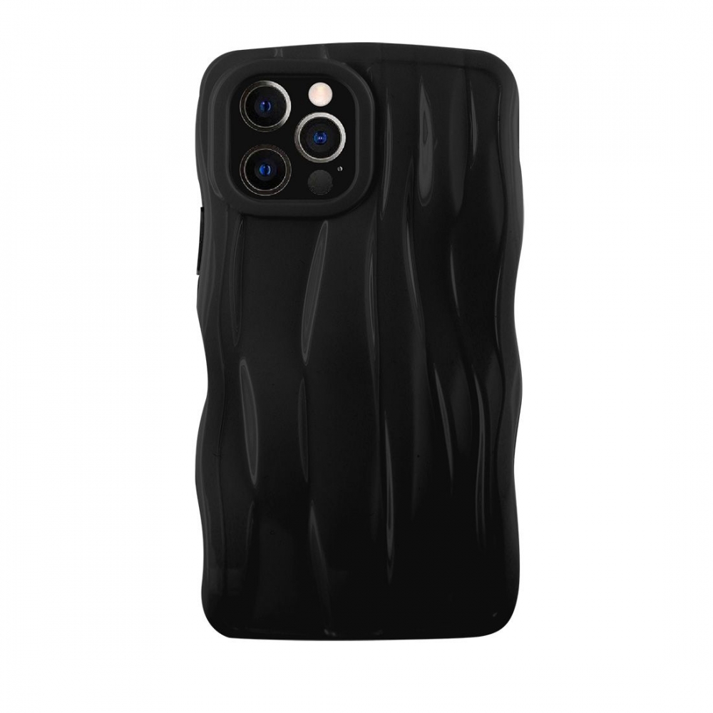 Coque TPU en relief pour iPhone 12 Pro - Noir