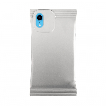 Coque en Tpu style sachet bonbon pour iphone XR - Argent
