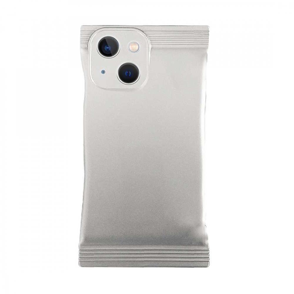 Coque en Tpu style sachet bonbon pour iphone 13 - Argent