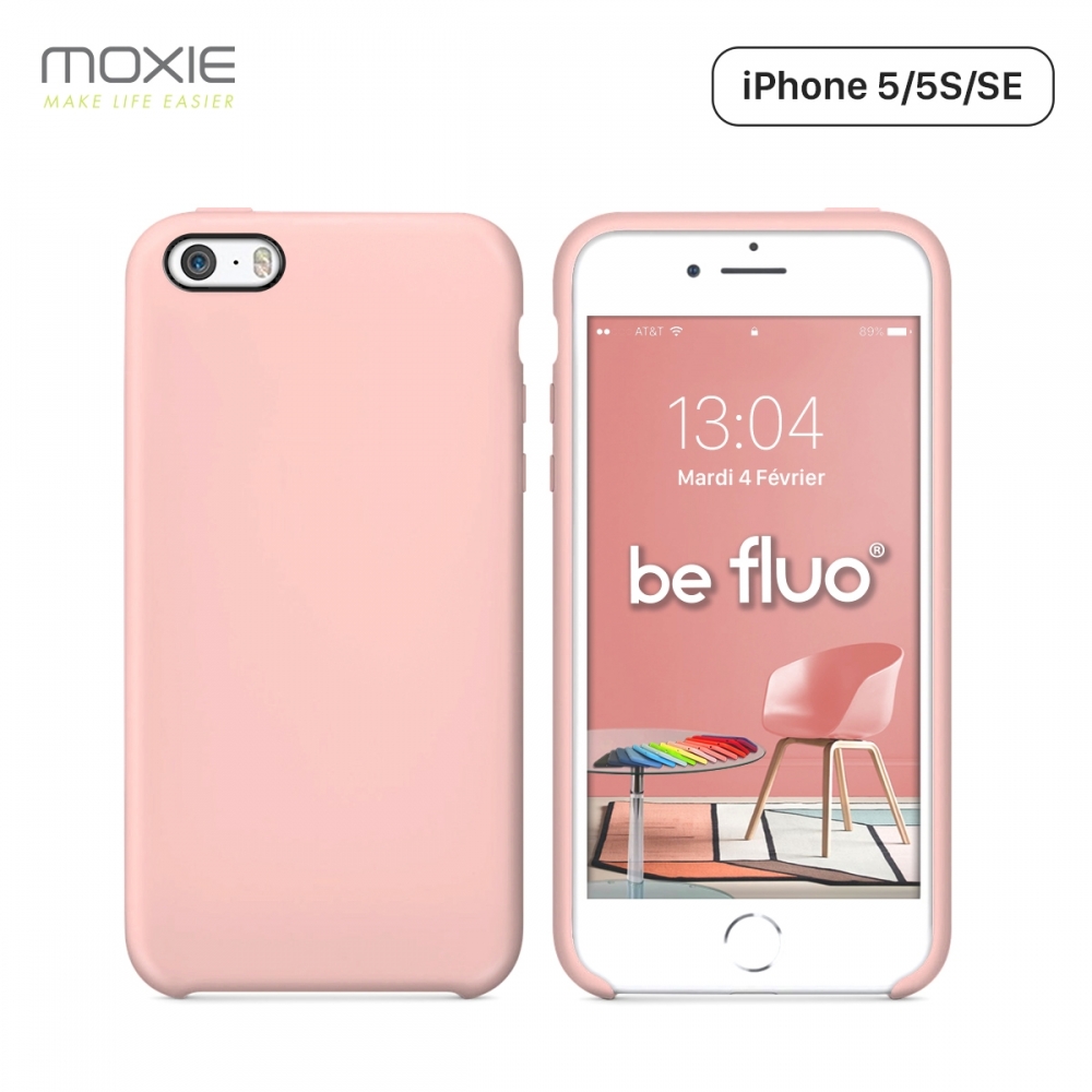 Moxie Coque iPhone 5/5S/SE [BeFluo] Coque Silicone Fine et Légère pour  iPhone SE, iPhone 5S et iPhone 5, Intérieur Microfibre, Coque Anti-chocs et  Anti-rayures pour iPhone SE/5S/5 - Orange