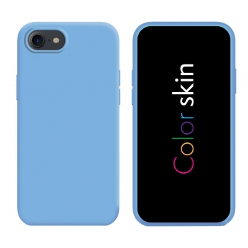 Coque Premium Color Skin Pour iPhone 7/8/SE couleur Bleu clair