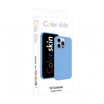 Coque Premium Color Skin Pour iPhone 7/8/SE couleur Bleu clair