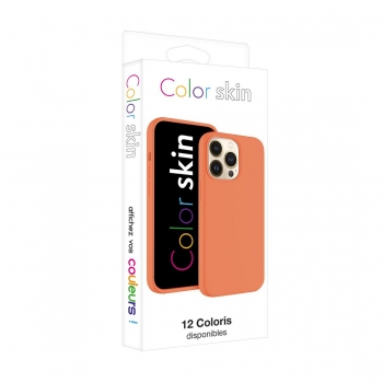 Coque premium Color Skin pour iPhone XR couleur Orange