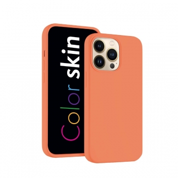 Coque premium Color Skin pour iPhone XR couleur Orange