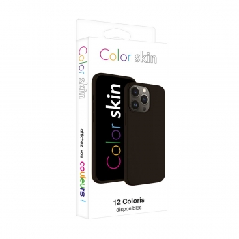 Coque premium Color Skin pour  iphone 11 couleur Noir
