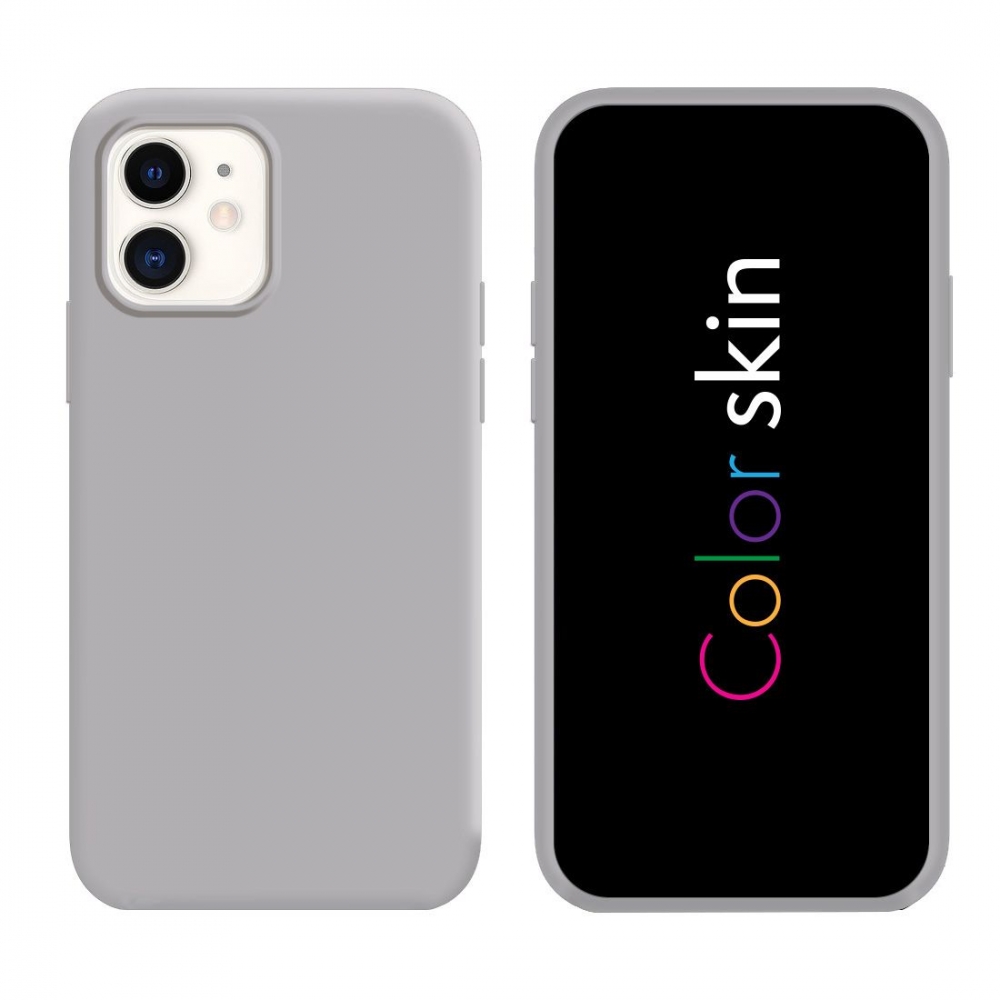 Coque premium Color Skin pour iphone 11 couleur Gris