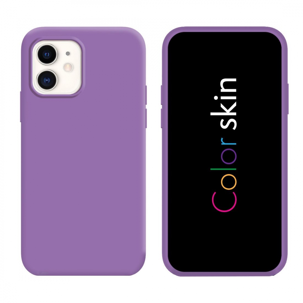 Coque premium Color Skin pour iPhone 11 couleur Lilas