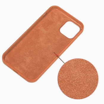 Coque premium Color Skin pour iPhone 11 couleur Orange
