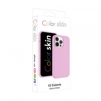 Coque premium Color Skin pour iPhone 11 couleur Rose clair