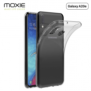Moxie Coque Galaxy A20e [Skintrans] Coque en TPU Souple Transparente Ultra Fine pour Samsung Galaxy A20e (2019) - Transparent