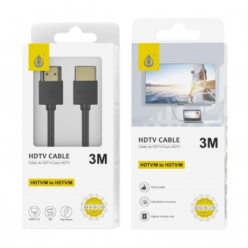 Cable HDMI 4K B5909 3M noir