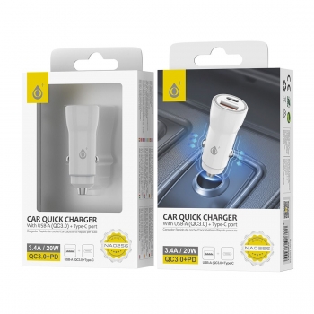 Chargeur voiture 1 Port USB...