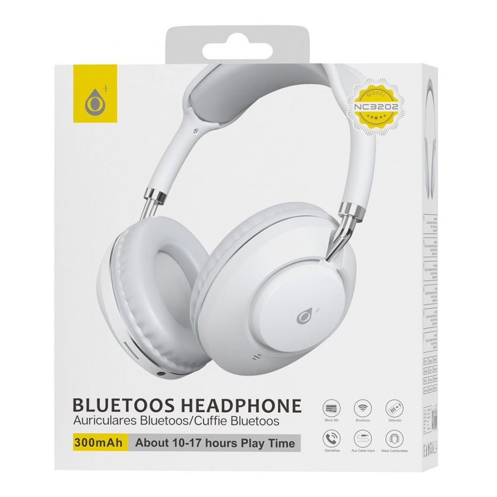Casque bluetooth TWS stéréo NC3202  300mAh - blanc