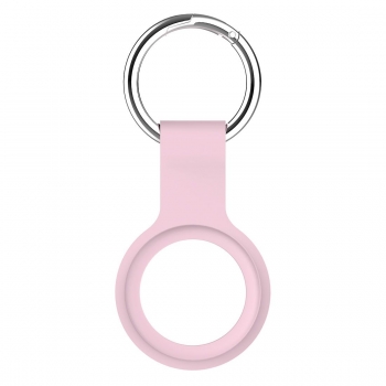 Porte clef en silicone Airtag NR9222 - Rose
