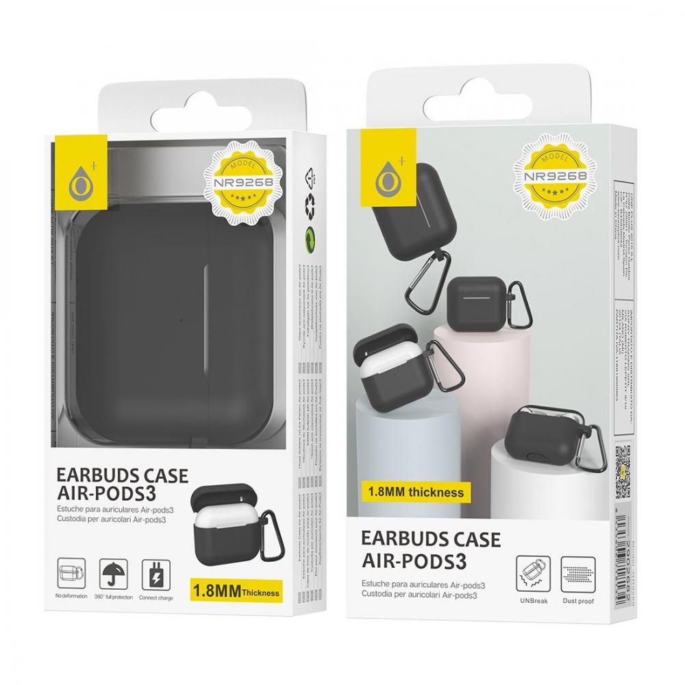Protection en silicone pour Airpods 3 NR9268 - Noir