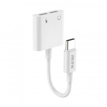Adaptateur Type-C avec 2 sorties Type-C longueur 15cm TB1284