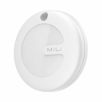 Mili Tag Localisateur avec Porte Clefs Apple Find My - Marron