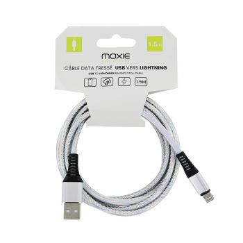 Cable de charge Irisé USB-A...