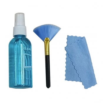 kit de nettoyage pour ecran (100ml) + chiffon + pinceau NR9402