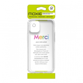 Coque renforcée Moxie transparente en TPU et Acrylique pour iPhone 11 Pro Max