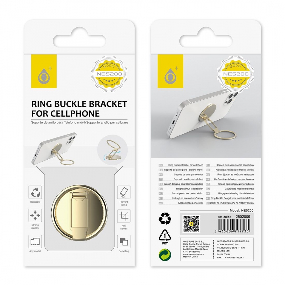 Ring holder metal + support - NE5200 - OR