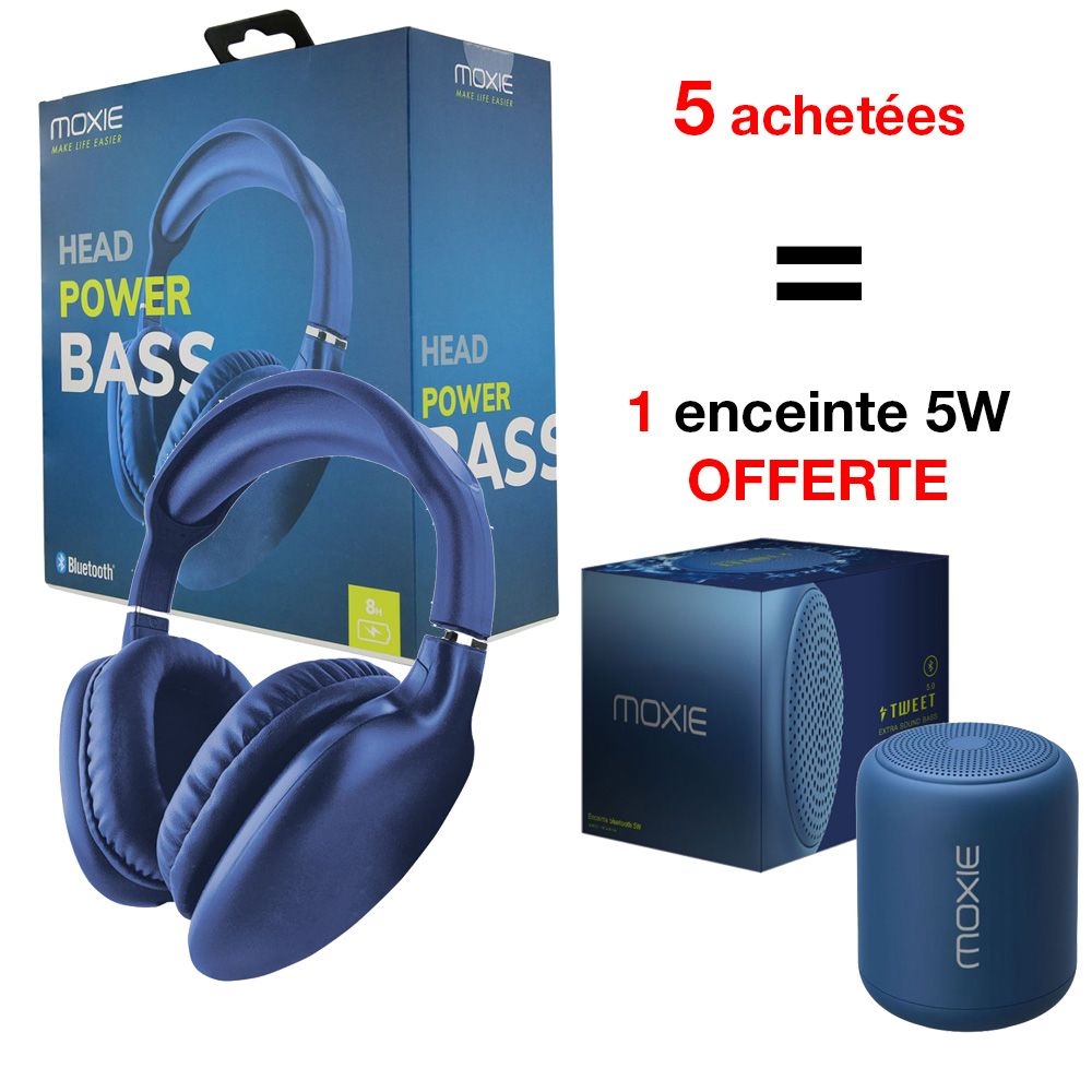 Callstel Casque stéréo professionnel avec Bluetooth 5, batterie de