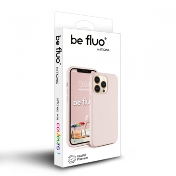 Moxie Coque iPhone 11 Pro [BeFluo] Coque Silicone Fine et Légère pour iPhone 11 Pro, Intérieur Microfibre, Coque Anti-chocs et Anti-rayures pour iPhone 11 Pro - Rose sable