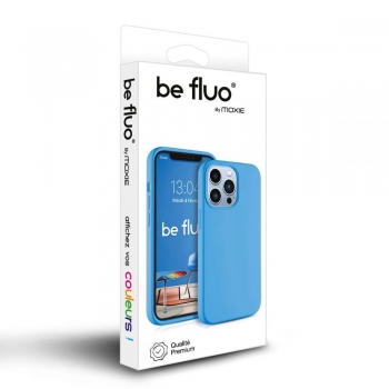 Moxie Coque iPhone XR [BeFluo] Coque Silicone Fine et Légère pour iPhone XR 6.1, Intérieur Microfibre, Coque Anti-chocs et Anti-rayures pour iPhone XR - Bleu Clair