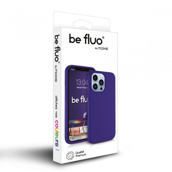 Moxie Coque iPhone XR [BeFluo] Coque Silicone Fine et Légère pour iPhone XR 6.1, Intérieur Microfibre, Coque Anti-chocs et Anti-rayures pour iPhone XR - Violet