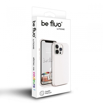 Moxie Coque iPhone XR [BeFluo] Coque Silicone Fine et Légère pour iPhone XR 6.1, Intérieur Microfibre, Coque Anti-chocs et Anti-rayures pour iPhone XR - Blanc