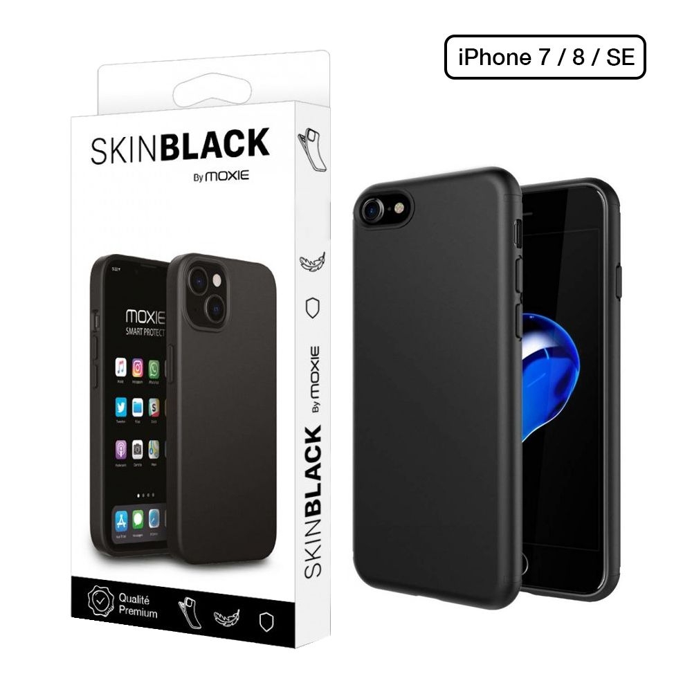 Housse ultra fine (0.33mm) Moxie Skin pour iPhone 7/8/SE 2020 color Black