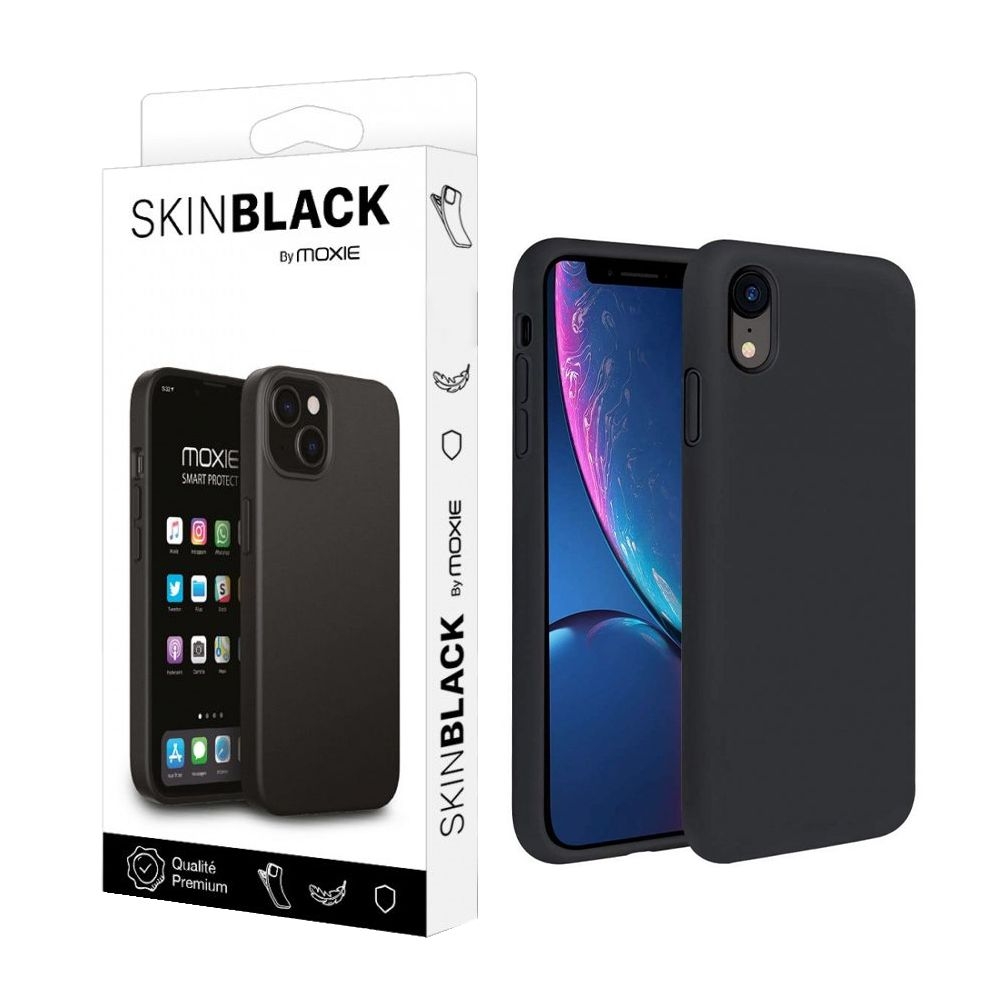 Housse TPU mat black pour iPhone XR 6.1 sous packaging