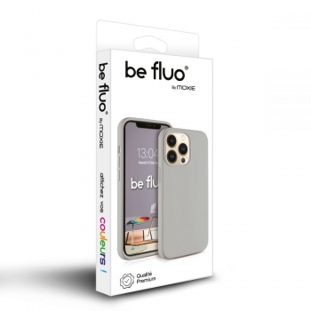 Moxie Coque iPhone 7/8/SE 2020 [BeFluo] Coque Silicone Fine et Légère pour iPhone 8, iPhone 7 et iPhone SE 2020, Intérieur Microfibre, Coque Anti-chocs et Anti-rayures pour iPhone 7/8/SE 2020 - Gris Nardo