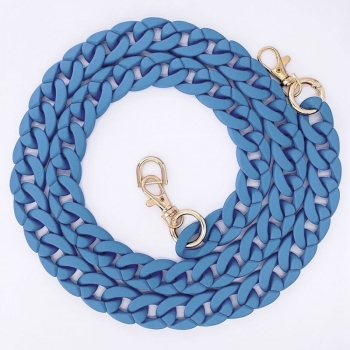 Chaine grosse maille avec pad universel-serie IBIZA -BLEU ACIER-1.2M
