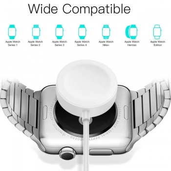 Chargeur pour Apple Watch couleur blanche 5W - En vrac