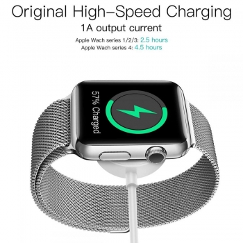 Chargeur pour Apple Watch couleur blanche 5W - En vrac