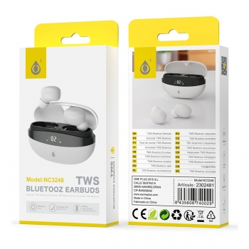 Oreillette bluetooth TWS BT5.3 180mAh Earbuds NC3248 Blanche