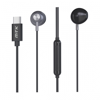 kit pieton intra auriculaire Type-C TC3244 pour les nouveaux iPhone- Gris