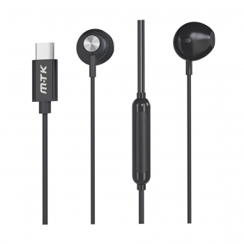 kit pieton intra auriculaire Type-C TC3244 pour les nouveaux iPhone - Noir