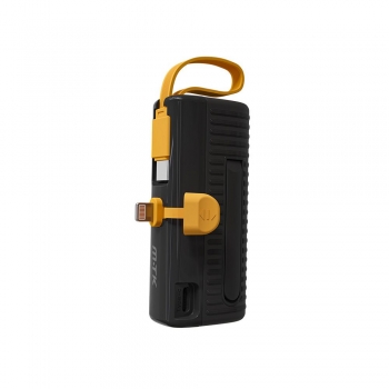 Batterie de secours 5000 mAh TD2135 2 connectiques Type-C et lightning - Noir