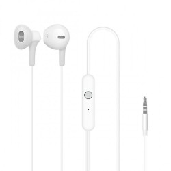 Kit Piéton Stéréo Moxie  avec télécommande entrée Jack - blanc